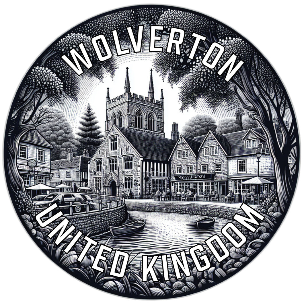 Wolverton United Kingdom Souvenir Die Cut Flat Magnet 6-Inch