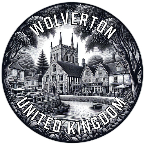 Wolverton United Kingdom Souvenir Vinyl Decal Sticker 6-Inch