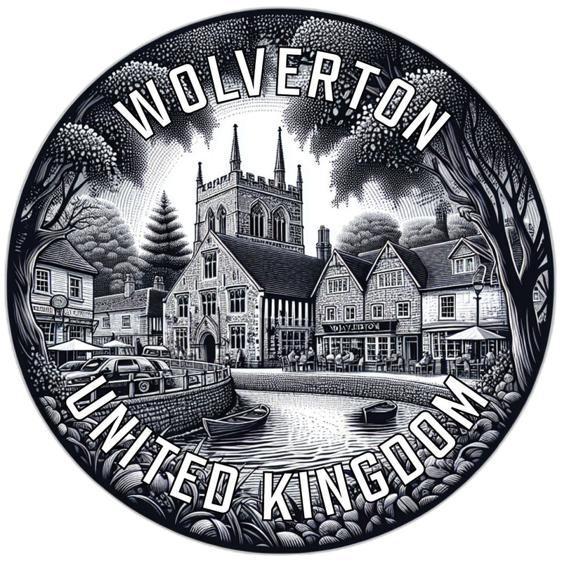 Wolverton United Kingdom Souvenir Die Cut Flat Magnet 6-Inch