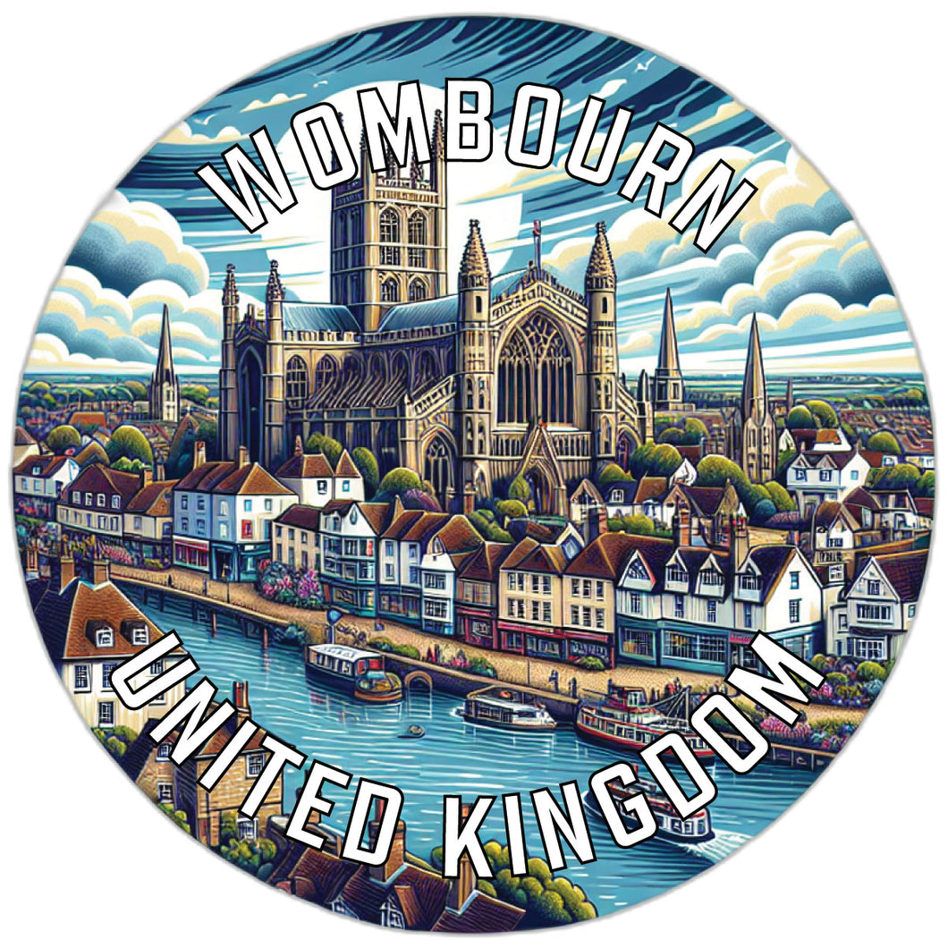 Wombourn United Kingdom Souvenir Vinyl Decal Sticker 2-Inch