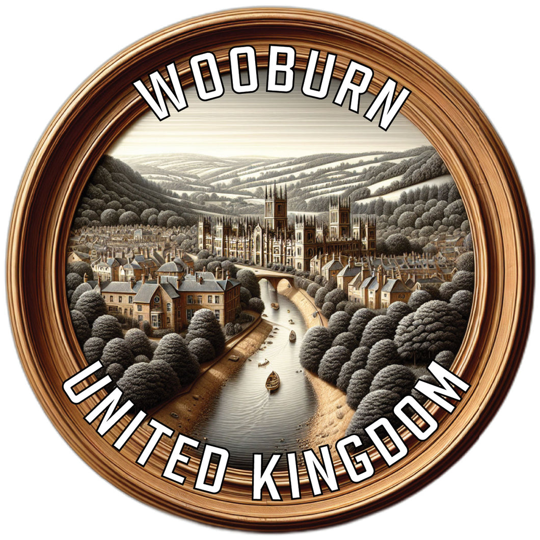 Wooburn United Kingdom Souvenir Die Cut Flat Magnet 2-Inch