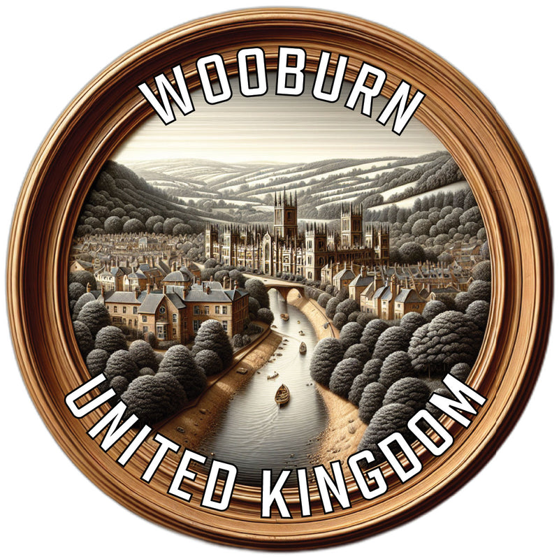 Wooburn United Kingdom Souvenir Die Cut Flat Magnet 2-Inch