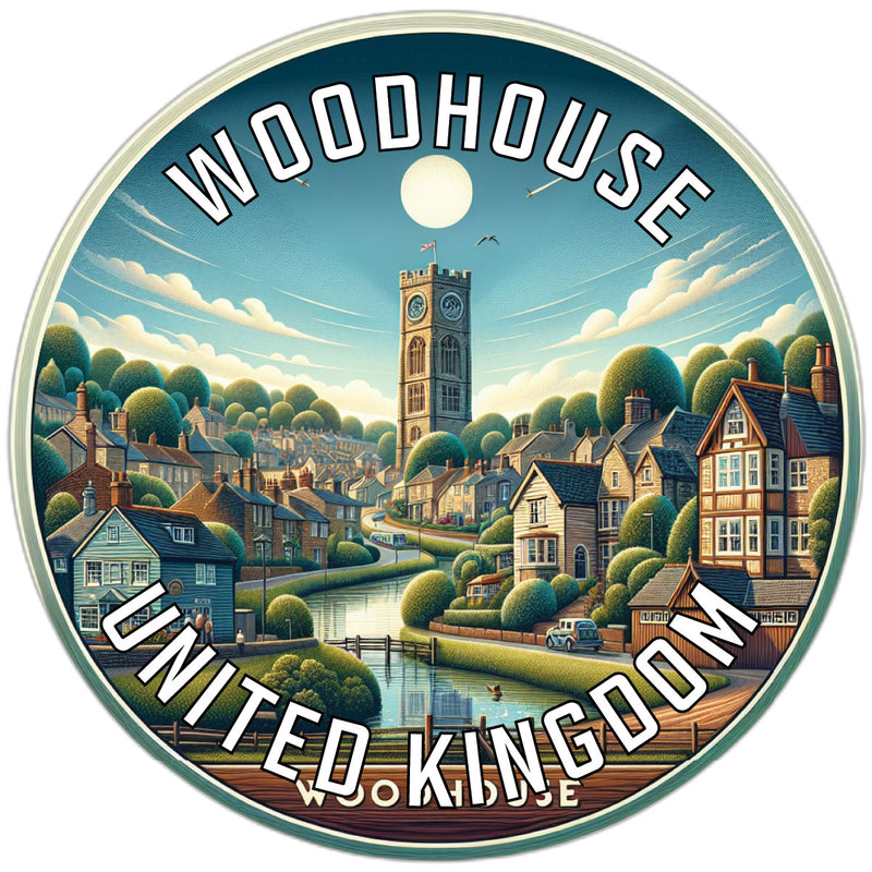 Woodhouse United Kingdom Souvenir Vinyl Decal Sticker 6-Inch