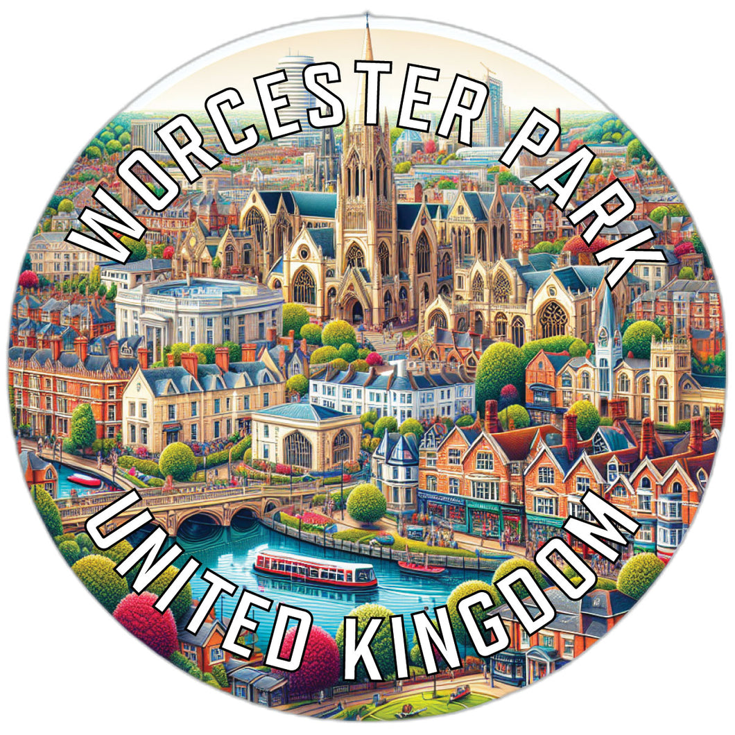 Worcester Park United Kingdom Souvenir Vinyl Decal Sticker 2-Inch