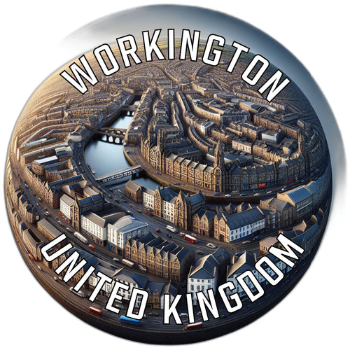 Workington United Kingdom Souvenir Vinyl Decal Sticker 6-Inch