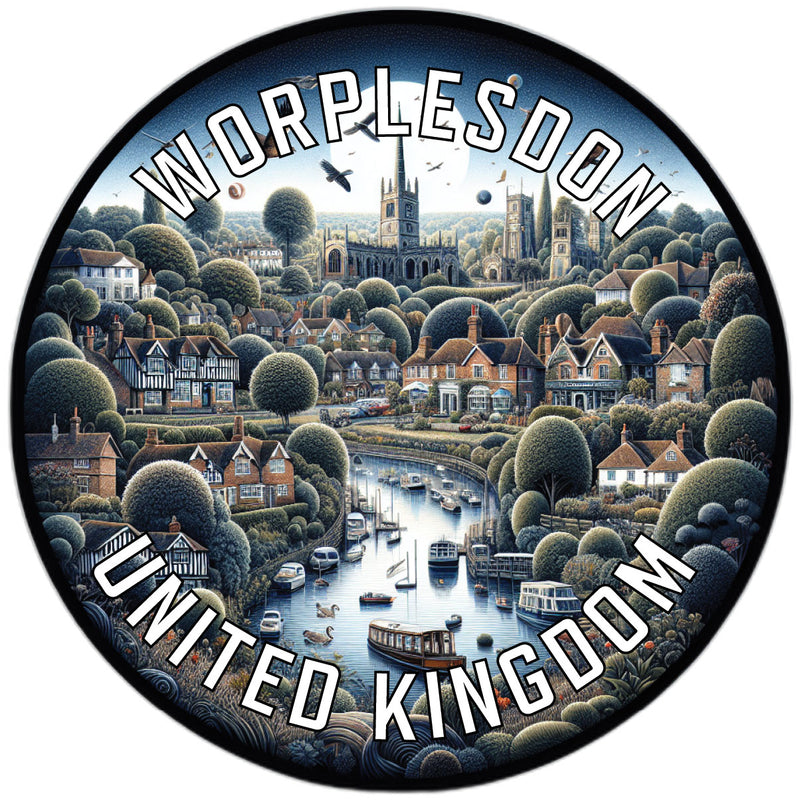 Worplesdon United Kingdom Souvenir Vinyl Decal Sticker 2-Inch