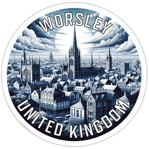Worsley United Kingdom Souvenir Vinyl Decal Sticker 6-Inch