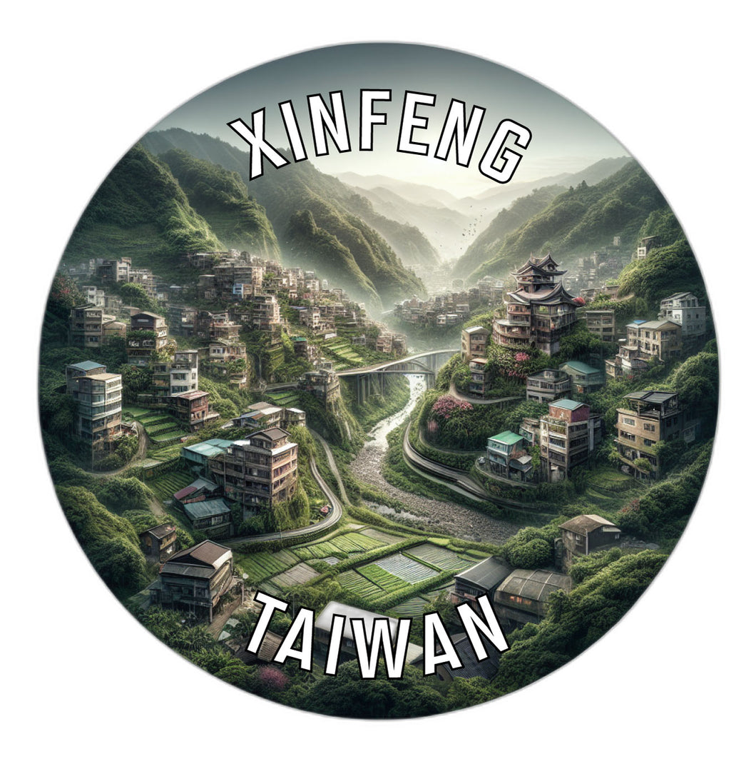 Xinfeng Taiwan Souvenir Vinyl Decal Sticker 6-Inch