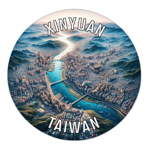 Xinyuan Taiwan Souvenir Vinyl Decal Sticker 2-Inch