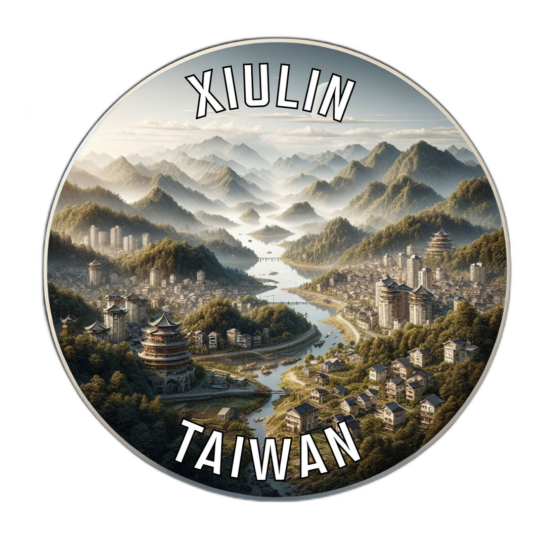 Xiulin Taiwan Souvenir Vinyl Decal Sticker 6-Inch