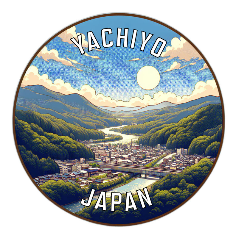 Yachiyo Japan Souvenir Vinyl Decal Sticker 2-Inch