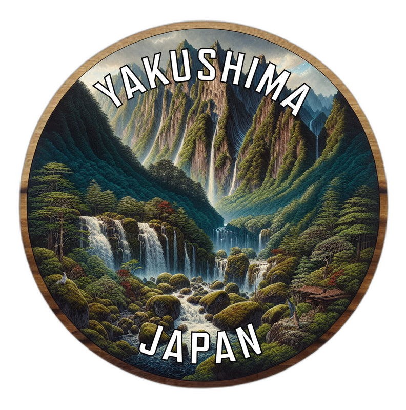 Yakushima Japan Souvenir Die Cut Flat Magnet 2-Inch