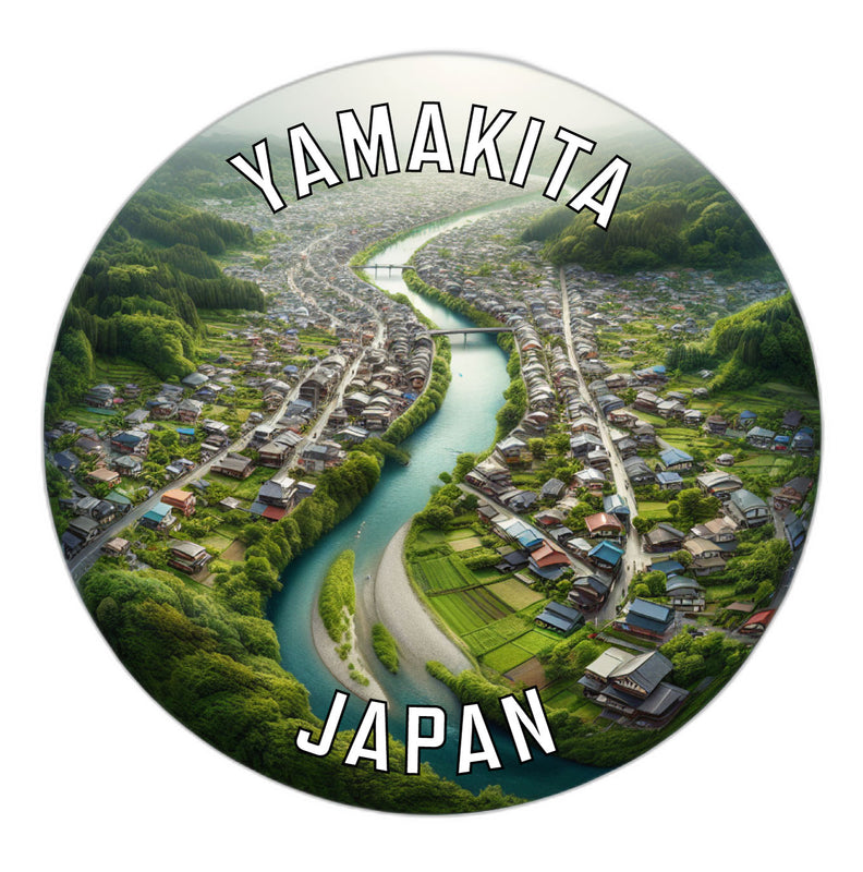 Yamakita Japan Souvenir Die Cut Flat Magnet 6-Inch