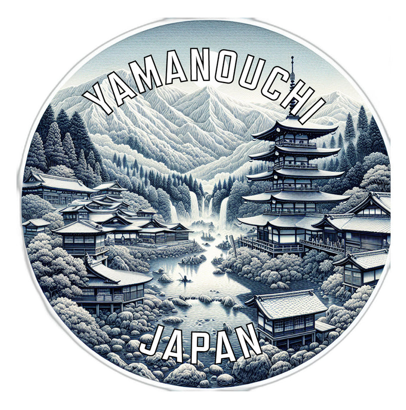 Yamanouchi Japan Souvenir Vinyl Decal Sticker 2-Inch