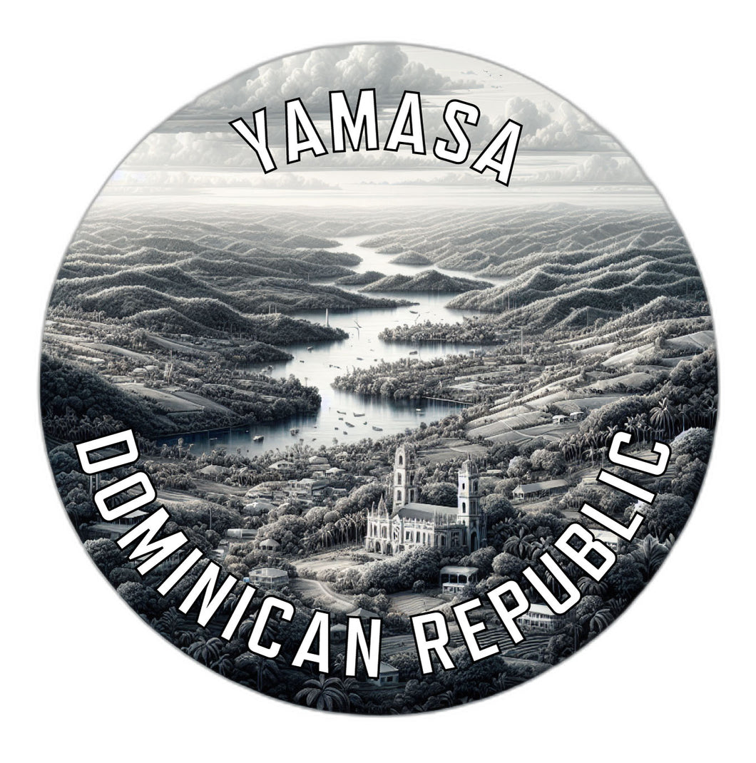 Yamasa Dominican Republic Souvenir Vinyl Decal Sticker 6-Inch