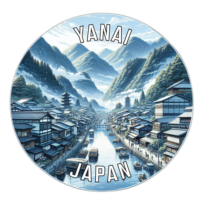Yanai Japan Souvenir Die Cut Flat Magnet 6-Inch