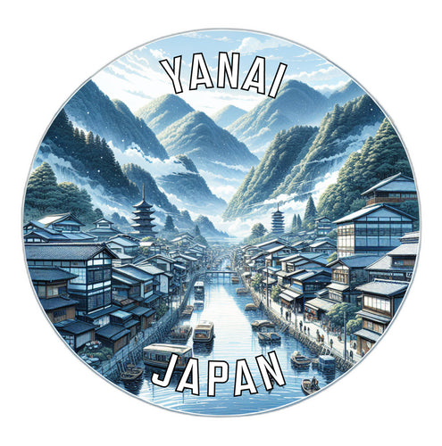 Yanai Japan Souvenir Vinyl Decal Sticker 6-Inch