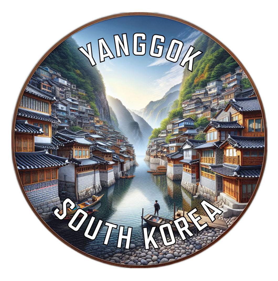 Yanggok Korea South Souvenir Vinyl Decal Sticker 3-Inch