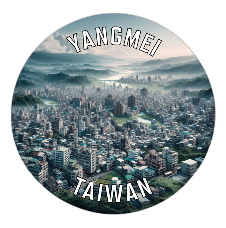 Yangmei Taiwan Souvenir Die Cut Flat Magnet 2-Inch