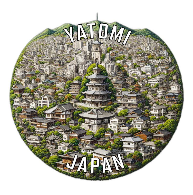 Yatomi Japan Souvenir Die Cut Flat Magnet 6-Inch