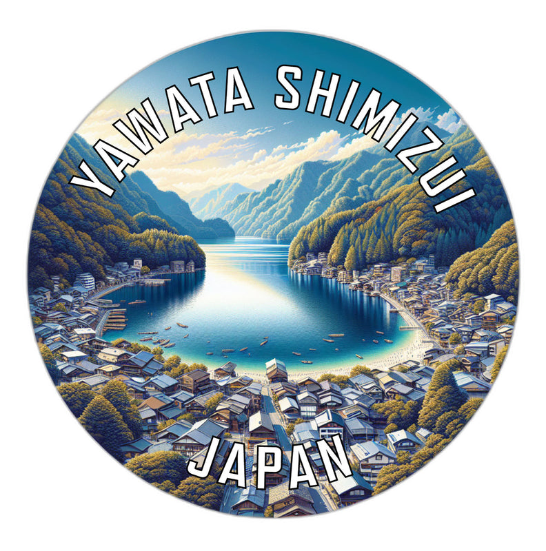 Yawata shimizui Japan Souvenir Die Cut Flat Magnet 2-Inch