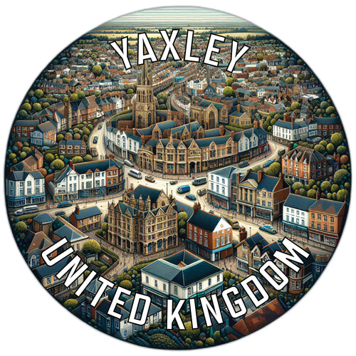 Yaxley United Kingdom Souvenir Vinyl Decal Sticker 6-Inch