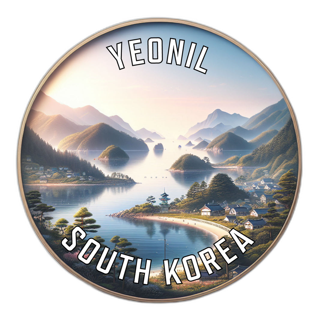 Yeonil Korea South Souvenir Vinyl Decal Sticker 2-Inch