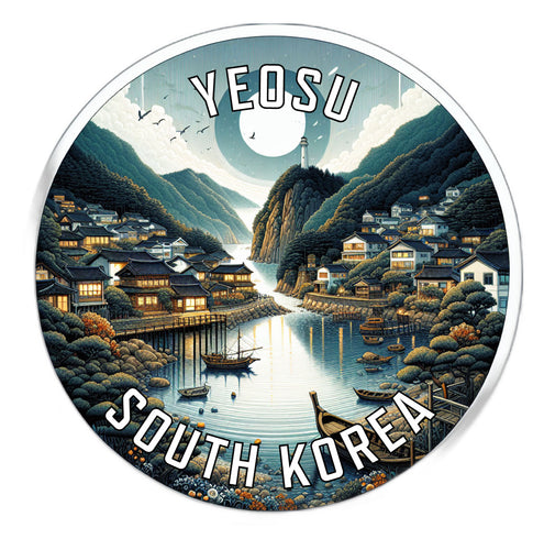 Yeosu Korea South Souvenir Vinyl Decal Sticker 2-Inch