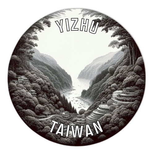 Yizhu Taiwan Souvenir Vinyl Decal Sticker 2-Inch