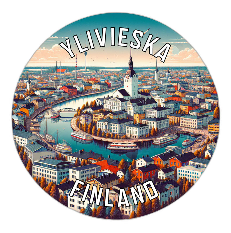 Ylivieska Finland Souvenir Vinyl Decal Sticker 2-Inch
