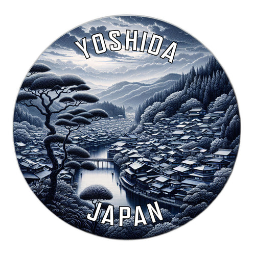 Yoshida Japan Souvenir Vinyl Decal Sticker 6-Inch