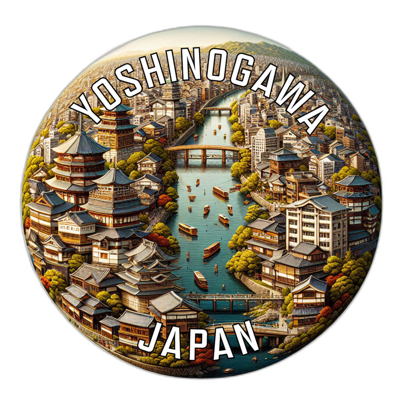 Yoshinogawa Japan Souvenir Vinyl Decal Sticker 6-Inch