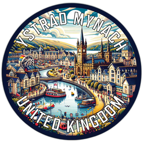 Ystrad Mynach United Kingdom Souvenir Die Cut Flat Magnet 2-Inch