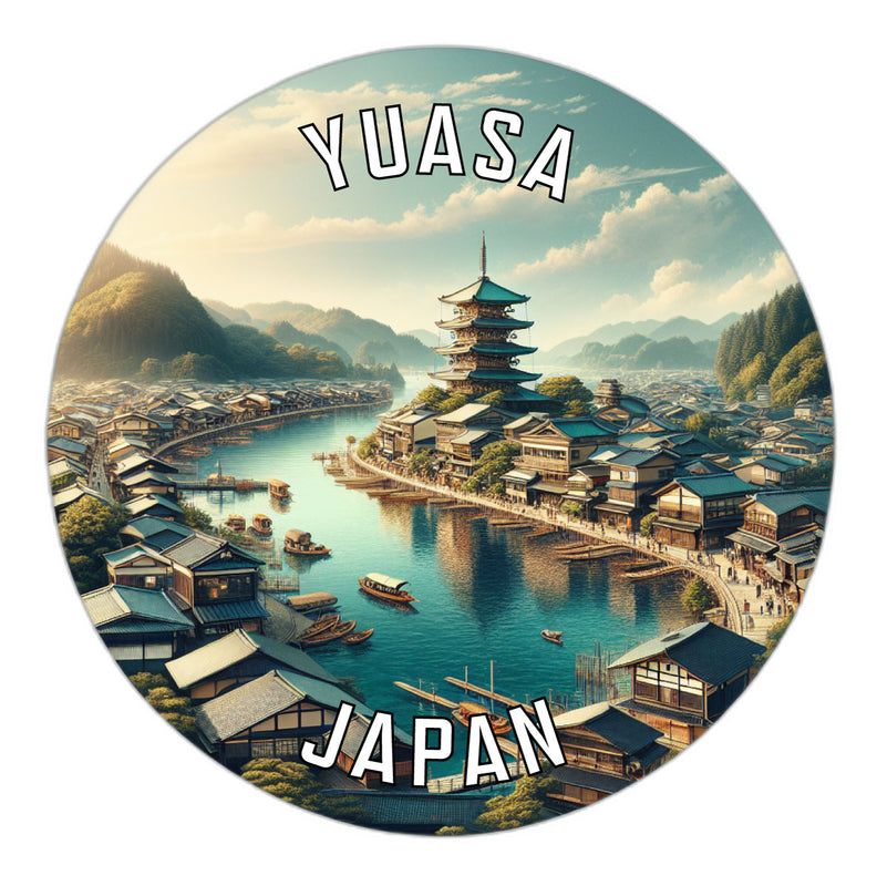 Yuasa Japan Souvenir Die Cut Flat Magnet 6-Inch