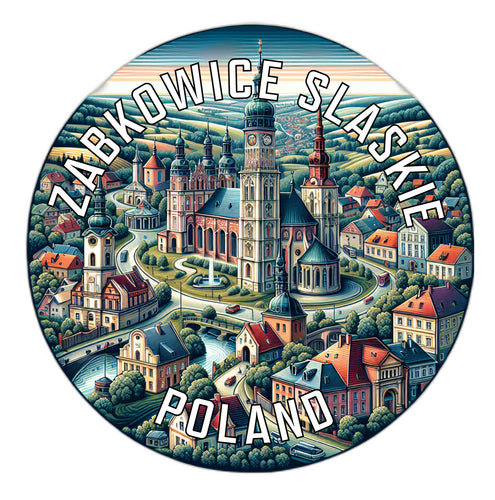 Zabkowice Slaskie Poland Souvenir Vinyl Decal Sticker 3-Inch