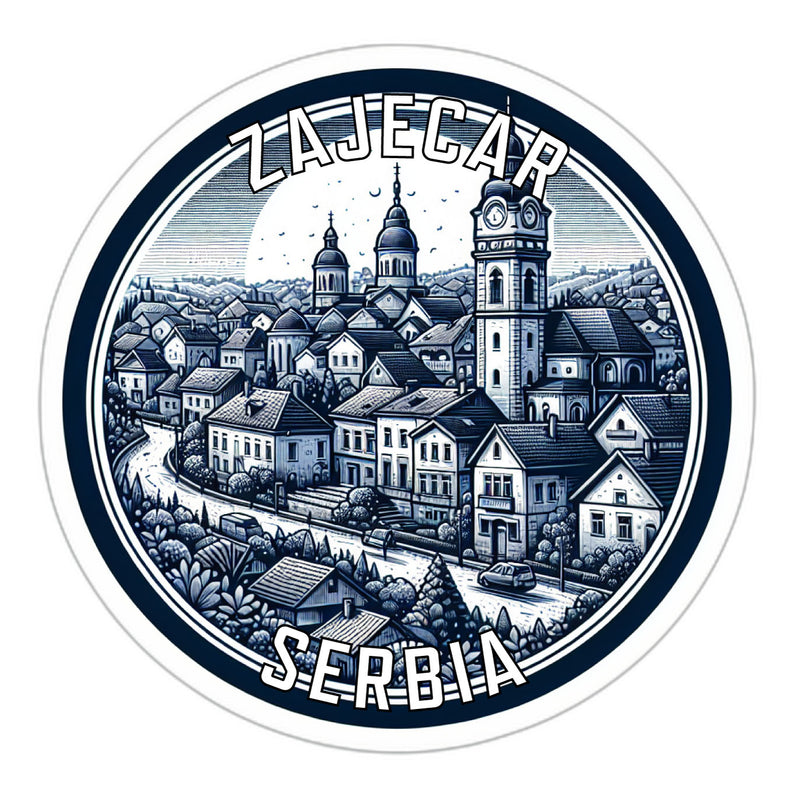 Zajecar Serbia Souvenir Die Cut Flat Magnet 2-Inch