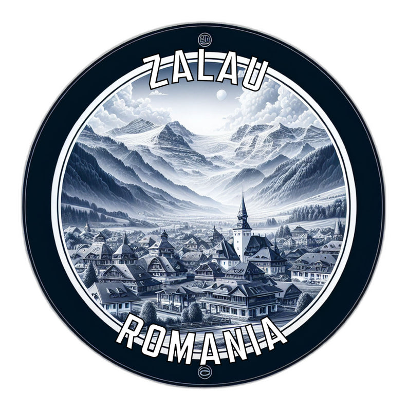 Zalau Romania Souvenir Die Cut Flat Magnet 2-Inch