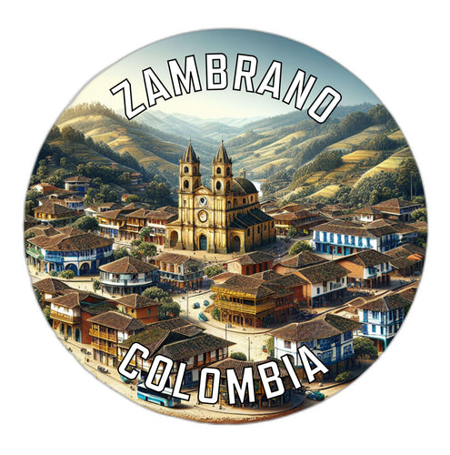 Zambrano Colombia Souvenir Vinyl Decal Sticker 6-Inch