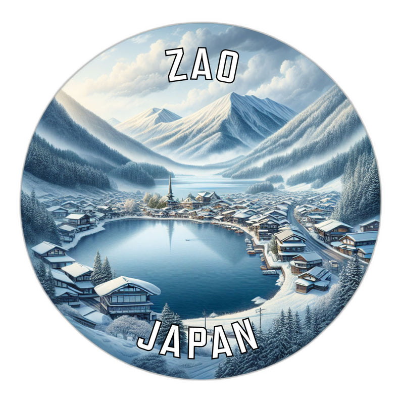 Zao Japan Souvenir Die Cut Flat Magnet 2-Inch