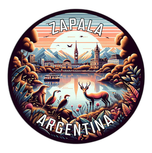 Zapala Argentina Souvenir Die Cut Flat Magnet 2-Inch
