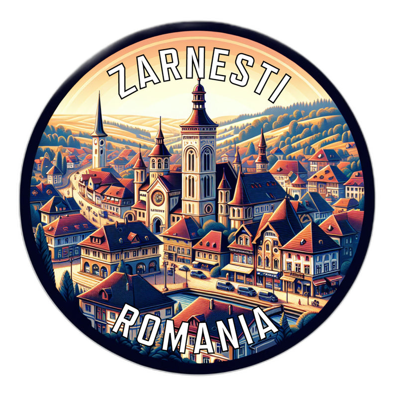 Zarnesti Romania Souvenir Die Cut Flat Magnet 6-Inch
