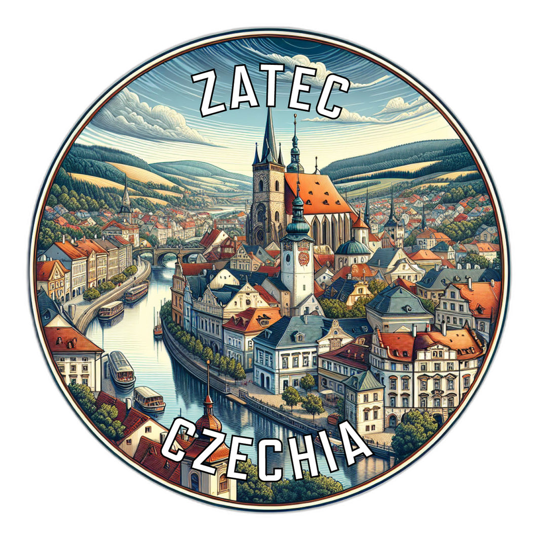 Zatec Czechia Souvenir Vinyl Decal Sticker 2-Inch