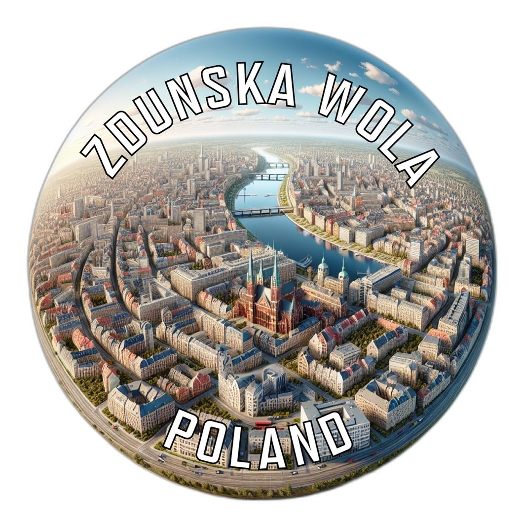 Zdunska Wola Poland Souvenir Vinyl Decal Sticker 2-Inch
