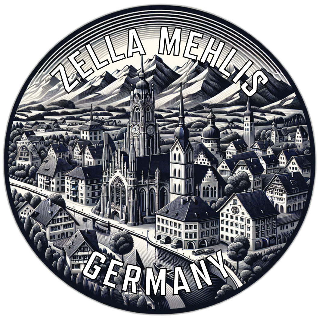 Zella Mehlis Germany Souvenir Vinyl Decal Sticker 2-Inch