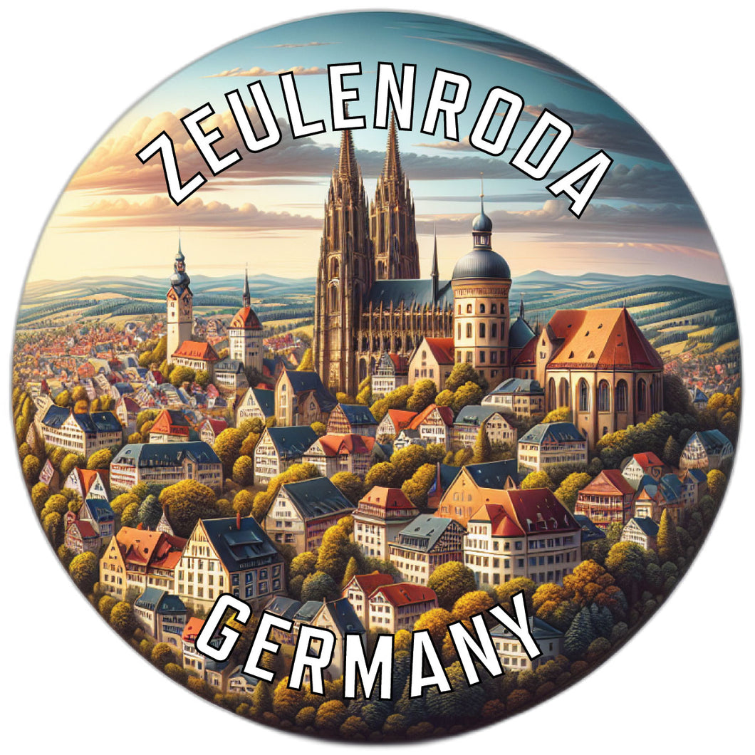 Zeulenroda Germany Souvenir Vinyl Decal Sticker 6-Inch
