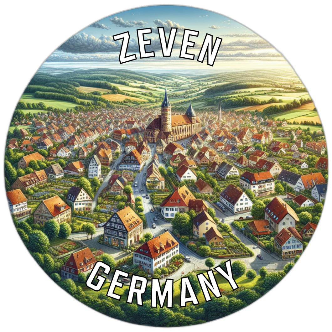 Zeven Germany Souvenir Vinyl Decal Sticker 2-Inch