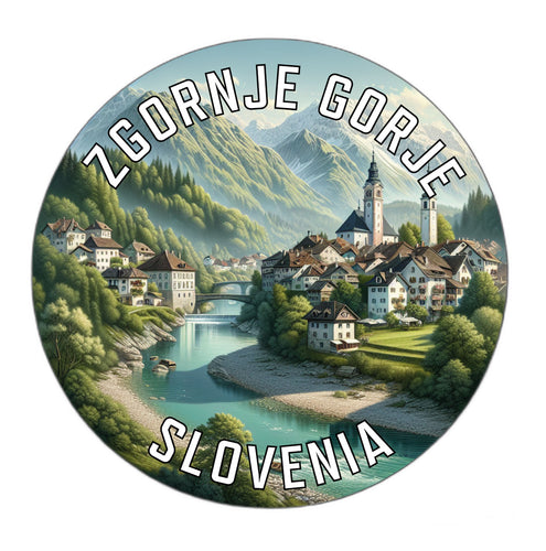 Zgornje Gorje Slovenia Souvenir Vinyl Decal Sticker 2-Inch