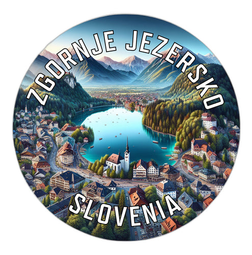 Zgornje Jezersko Slovenia Souvenir Vinyl Decal Sticker 6-Inch