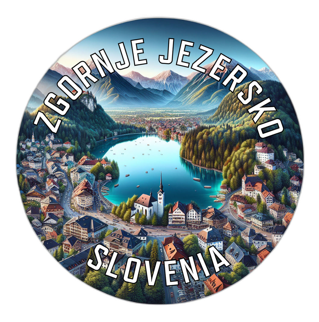 Zgornje Jezersko Slovenia Souvenir Vinyl Decal Sticker 6-Inch