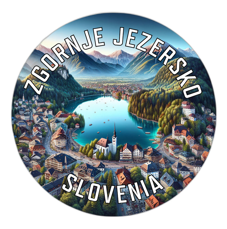 Zgornje Jezersko Slovenia Souvenir Vinyl Decal Sticker 6-Inch